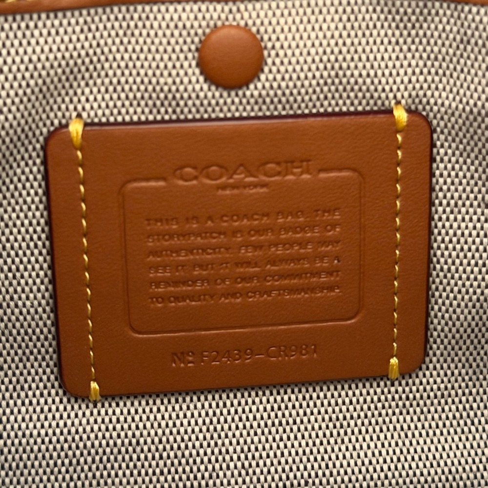 Coach Juliet Black Leather Shoulder Bag - Picture 6 of 7